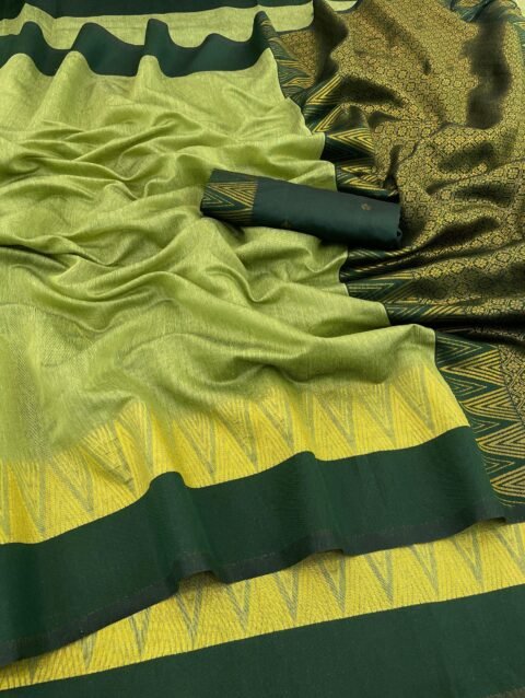 Kalyani Cotton Silk Zari Saree